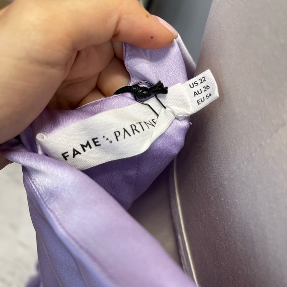 Fame and Partners Dress- lilac slip on dress - Picture 4 of 4
